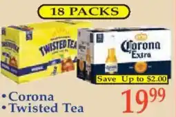 Market Basket Corona , Twisted Tea offer