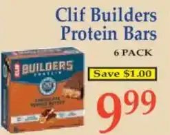 Market Basket Clif Builders Protein Bars offer