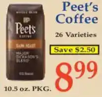 Market Basket Peet's Coffee offer