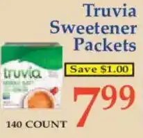 Market Basket Truvia Sweetener Packets offer
