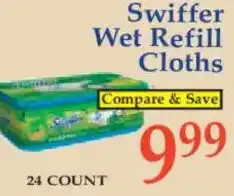 Market Basket Swiffer Wet Refill Cloths offer