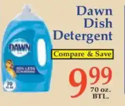 Market Basket Dawn Dish Detergent offer