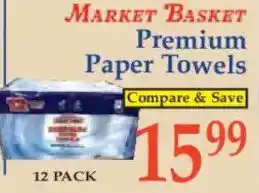 Market Basket MARKET BASKET Premium Paper Towels offer