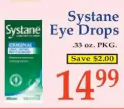 Market Basket Systane Eye Drops offer