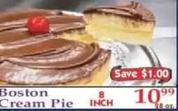 Market Basket Boston Cream Pie offer