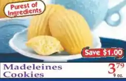 Market Basket Madeleines Cookies offer