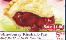 Market Basket Strawberry Rhubarb Pie offer