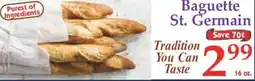 Market Basket Baguette St. Germain offer