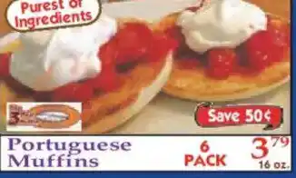 Market Basket Portuguese Muffins offer