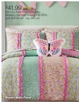 JC Penney Ink + Ivy Kids Twin Complete Bedding Set With Sheets offer