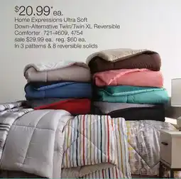JC Penney Home Expressions Ultra Soft Down-Alternative Twin/Twin XL Reversible Comforter offer
