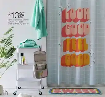 JC Penney Home Expressions Shower Curtains offer