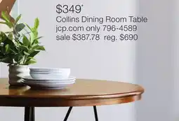 JC Penney Collins Dining Room Table offer