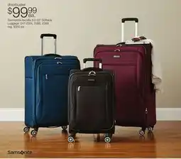 JC Penney Samsonite Ascella 3.0 20 Softside Luggage offer