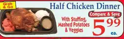 Market Basket Half Chicken Dinner offer