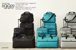 JC Penney Protocol Bowden 5-pc. luggage set offer