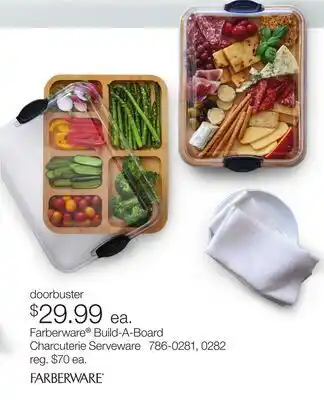 JC Penney Farberware Build-A-Board Charcuterie Serveware offer