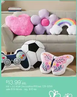 JC Penney Ink + Ivy Kids Decorative Pillows offer