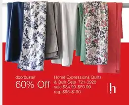 JC Penney Home Expressions Quilts & Quilt Sets offer