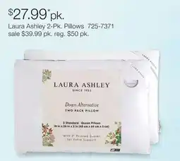 JC Penney Laura Ashley 2-Pk. Pillows offer
