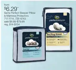 JC Penney Serta Perfect Sleeper Pillow & Mattress Protectors offer