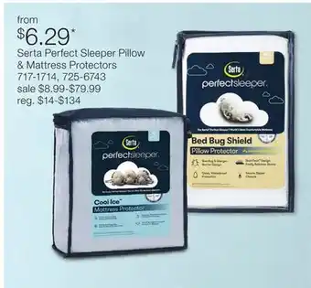 JC Penney Serta Perfect Sleeper Pillow & Mattress Protectors offer