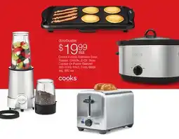 JC Penney Cooks 2-Slice Stainless Steel Toaster, Griddle, 6-Qt. Slow Cooker Or Power Blender offer