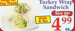 Market Basket Turkey Wrap Sandwich offer
