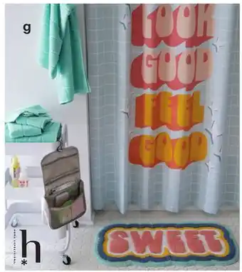 JC Penney Home Expressions 6-Pc. Grid Bath Towel Set, Bath Rug or Shower Curtain offer