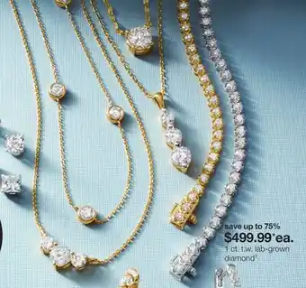 JC Penney 1 ct. t.w. lab-grown diamond‡ offer