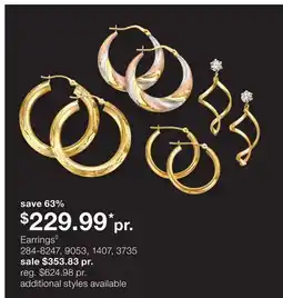 JC Penney Earrings◊ offer