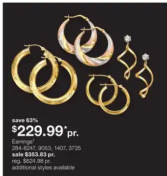 JC Penney Earrings◊ offer