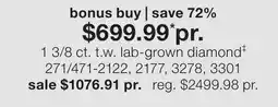 JC Penney 1 3/8 ct. t.w. lab-grown diamond‡ offer