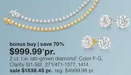 JC Penney stud earrings offer