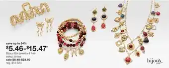JC Penney Bijoux Bar jewelry & hair offer