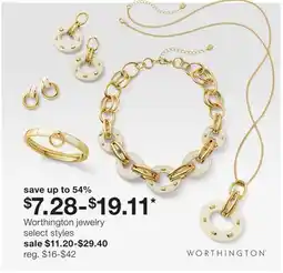 JC Penney Worthington jewelry offer