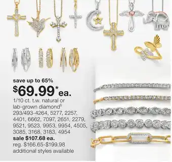 JC Penney 1/10 ct. t.w. natural or lab-grown diamond§ offer