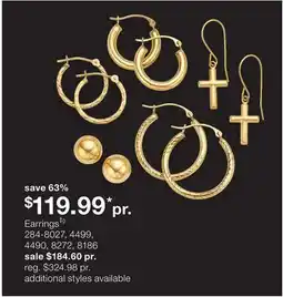 JC Penney Earrings‡◊ offer