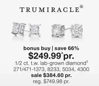 JC Penney 1/2 ct. t.w. lab-grown diamond‡ offer