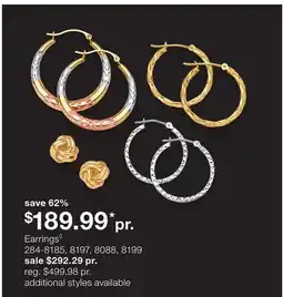 JC Penney Earrings◊ offer