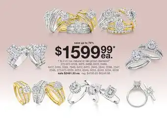 JC Penney 1 to 4 ct. t.w. natural or lab-grown diamond‡◊ offer