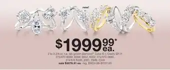 JC Penney 2 to 3-3/4 ct. t.w. lab-grown diamond‡◊ offer