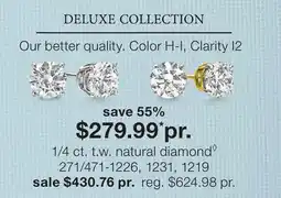 JC Penney 1/4 ct. t.w. natural diamond◊ offer