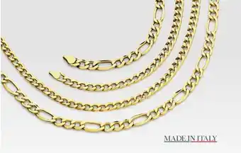 JC Penney 8.5 figaro or curb bracelet‡ offer
