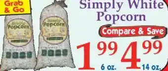 Market Basket Simply White Popcorn offer