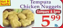 Market Basket Tempura Chicken Nuggets offer