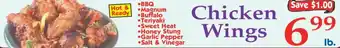 Market Basket Chicken Wings offer