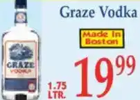 Market Basket Graze Vodka offer