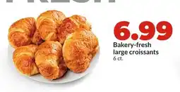 Hy-Vee Bakery fresh large croissants offer