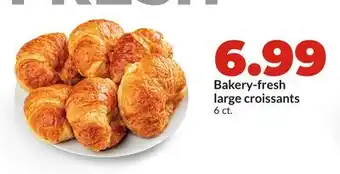 Hy-Vee Bakery fresh large croissants offer